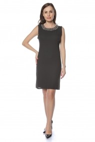 Rochie scurta Crisstalus RO236 neagra