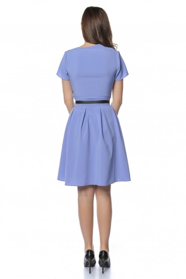 Rochie scurta Crisstalus RO238 bleu