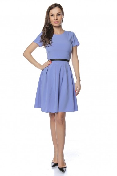 Rochie scurta Crisstalus RO238 bleu