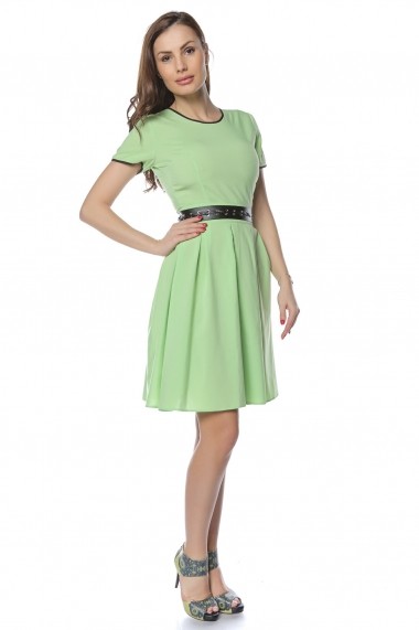 Rochie scurta Crisstalus RO241 verde