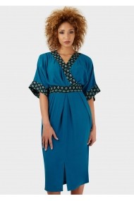 Rochie de zi Roh Boutique CLD1024 Albastra
