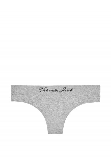 Slip Victoria`s Secret Perfect Comfort Seamless Thong Panty Heather Grey