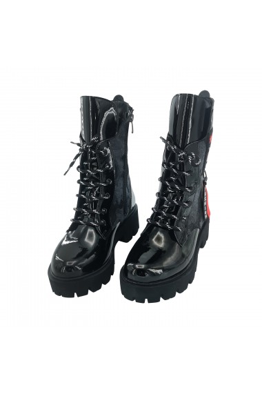 Ghete Torino cod V-995-K95 negru cu gri