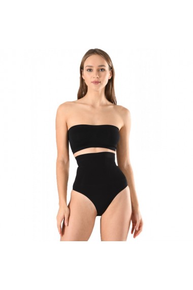 Burtiera modelatoare cu chilot tanga,NBB,L,NEGRU