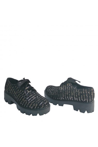 Pantof cu siret Veronesse Miruna si talpa matritata de 4.5 cm
