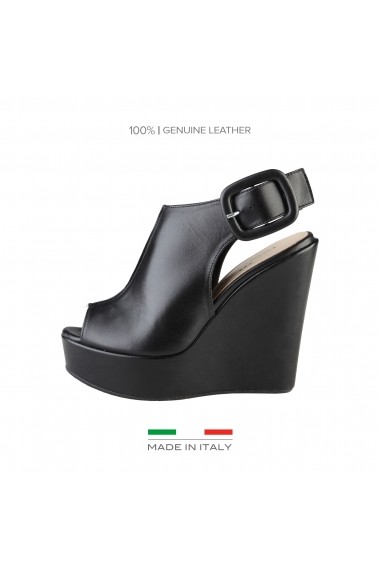 Sandale cu toc Made in Italia CLOTILDE NERO negru