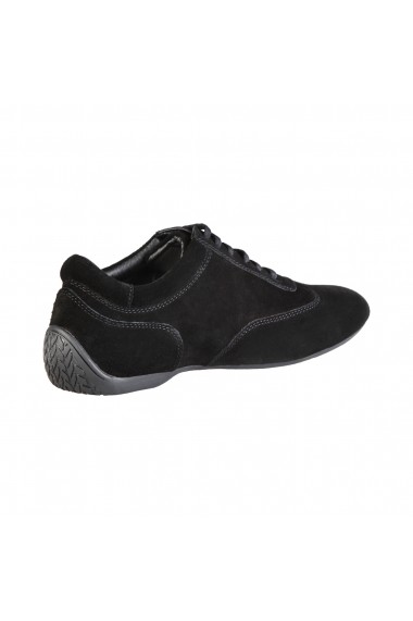 Pantofi sport Sparco IMOLA negri, din piele, cu logo