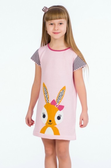 Rochie roz pentru fete Bunny Bunny marca Be You