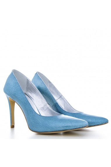 Pantofi pentru femei marca CONDUR by alexandru bleu inchis