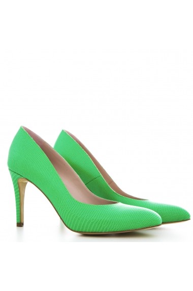 Pantofi pentru femei CONDUR by alexandru verzi cu imprimeu