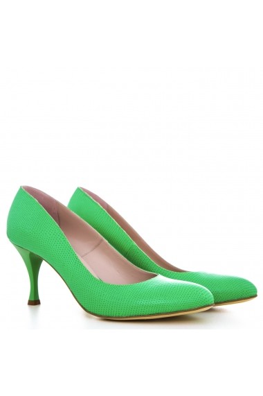 Pantofi pentru femei CONDUR by alexandru verzi din piele imprimata