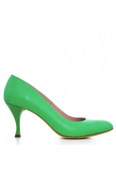 Pantofi pentru femei CONDUR by alexandru verzi din piele imprimata