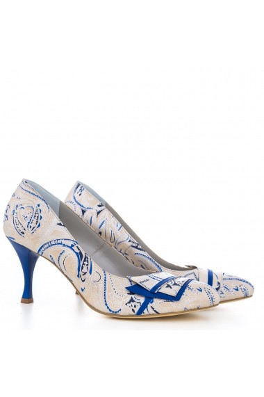 Pantofi pentru femei CONDUR by alexandru cu imprimeu floral
