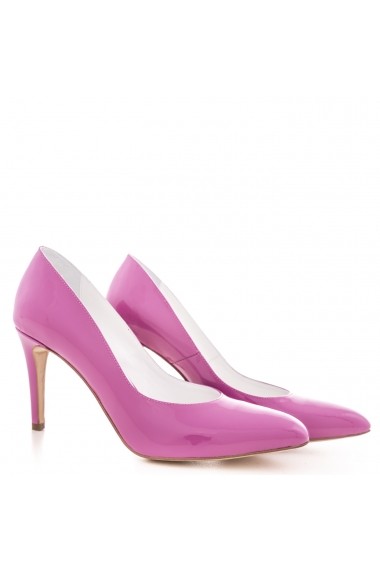 Pantofi cu toc pentru femei marca CONDUR by alexandru roz orhidee
