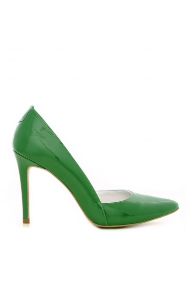 Pantofi cu toc CONDUR by alexandru din verde, toc de 9 cm