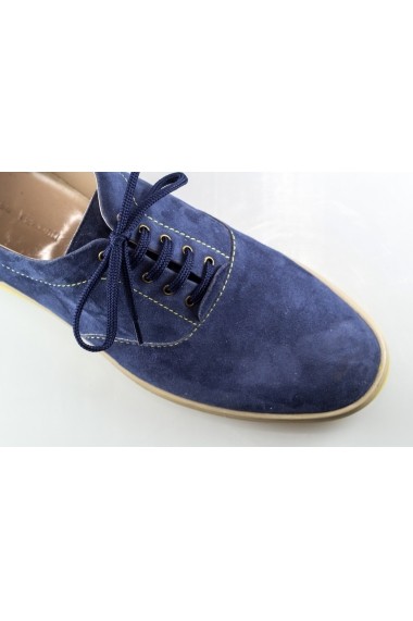 Pantofi sport pentru barbati Basil Jones bleumarin cu siret