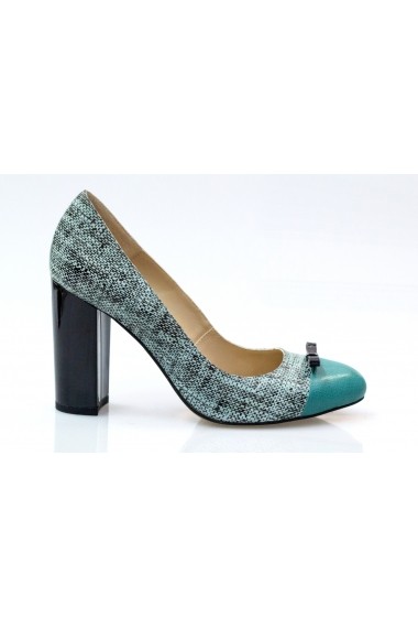Pantofi pentru femei marca Thea Visconti denim turquoise