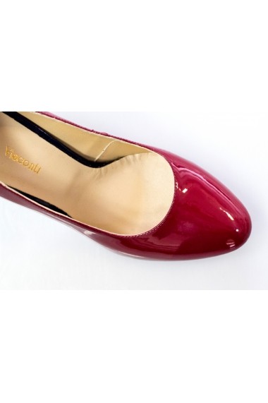 Pantofi cu toc Thea Visconti cu toc cu ornament auriu