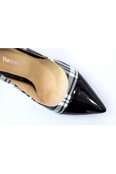 Pantofi cu toc Thea Visconti P 892-137a-16 Carouri