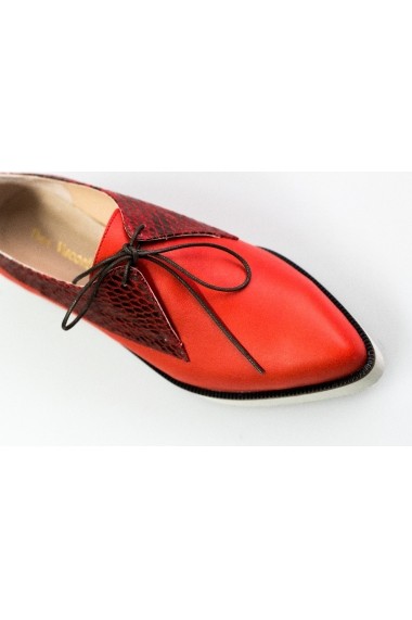 Pantofi pentru femei Thea Visconti rosii cu talpa ortopedica