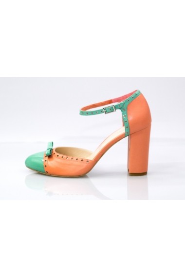 Pantofi pentru femei Thea Visconti apricot-verde
