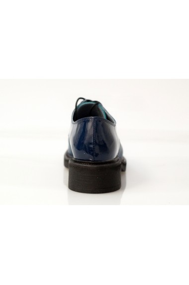 Pantofi pentru femei Thea Visconti albastru-turcoaz cu talpa groasa