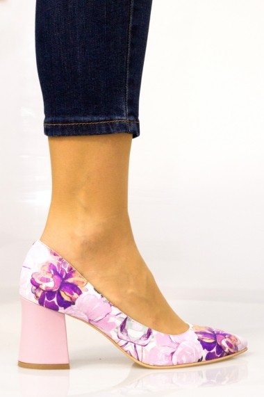 Pantofi cu toc Thea Viscont P 222-17-9448i Floral