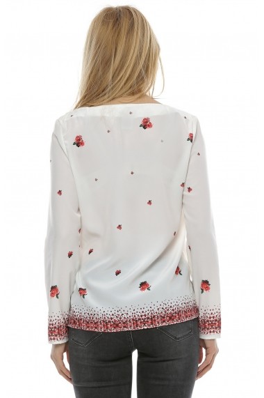 Bluza cu imprimeu floral b102