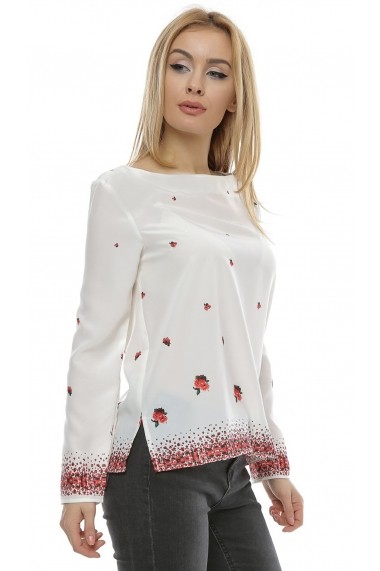 Bluza cu imprimeu floral b102