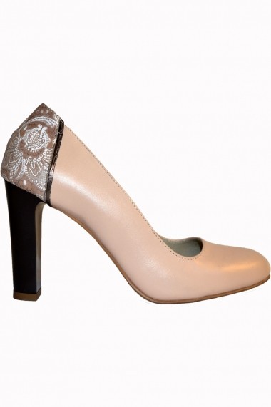 Pantofi dama din piele naturala 24708/bej/Corsica