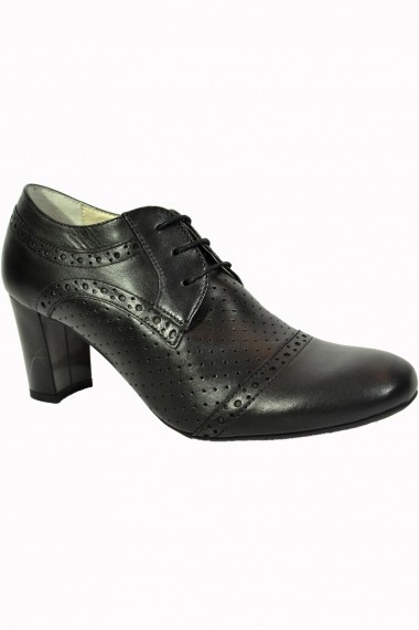 Pantofi dama din piele naturala 23528/negru/Carla