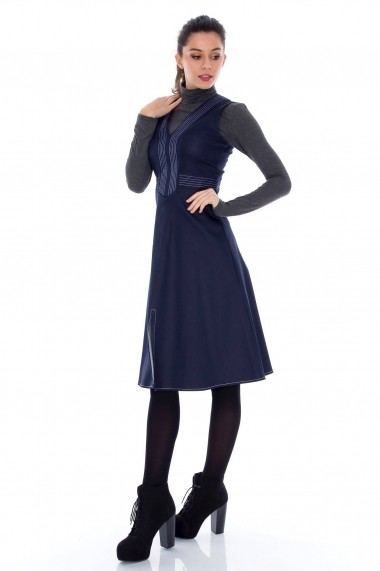 Rochie Roh Boutique DR2061 bleumarin