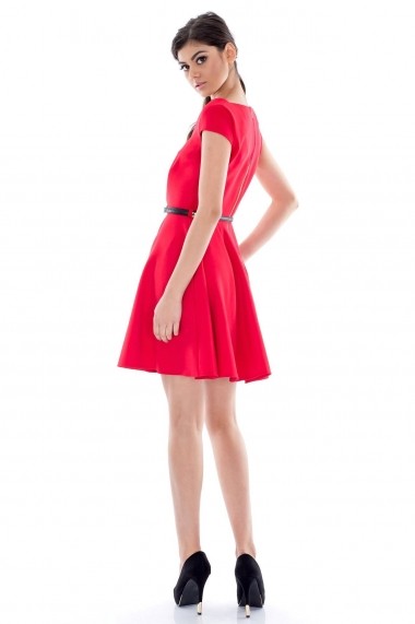 Rochie de zi Roh Boutique rosie eleganta - CLD086 rosu