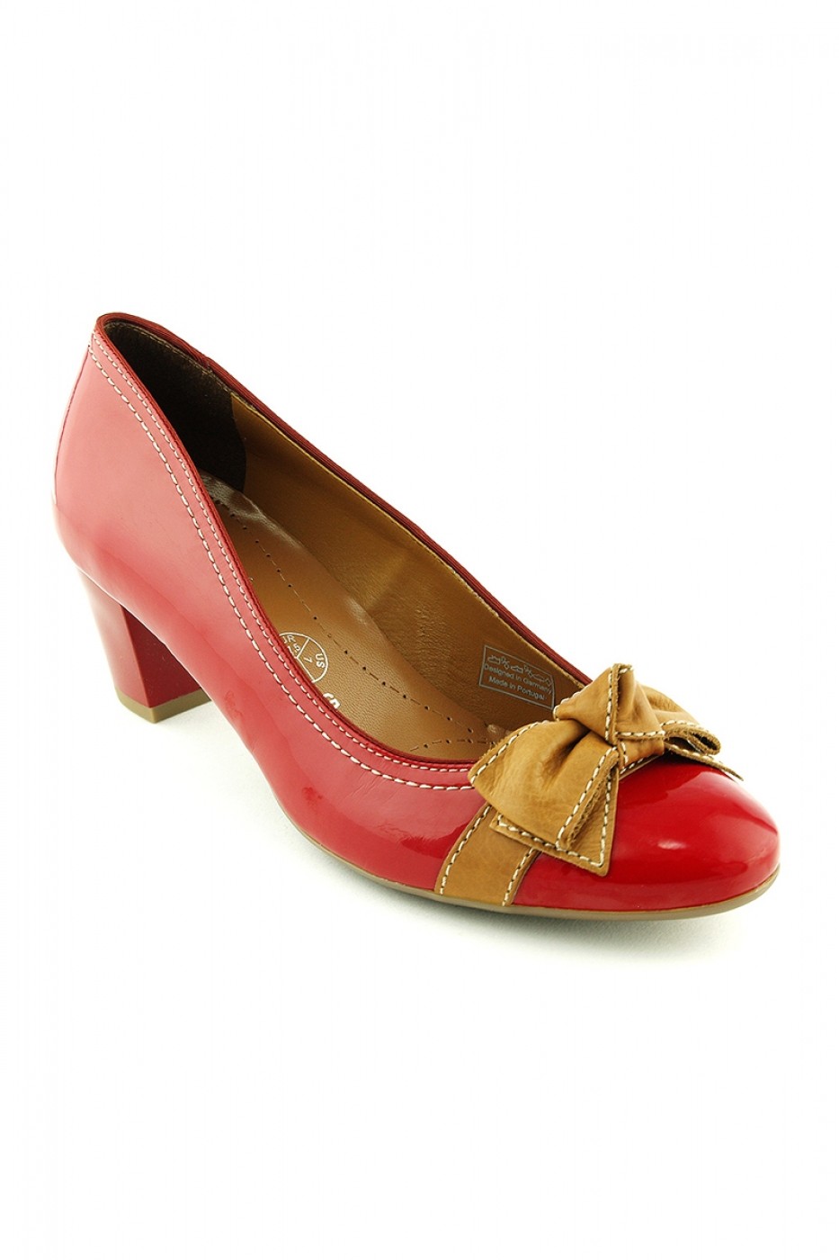 Bungalow Perversion cleanse Pantofi Ara rosii din piele lacuita - FashionUP!