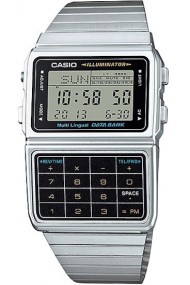 Ceas Unisex Casio Databank Calculator Steel DBC-611-1E