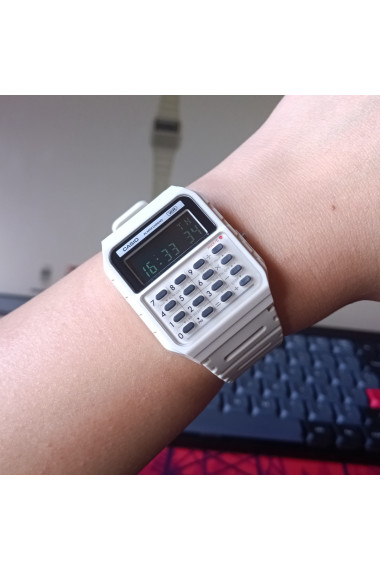 Ceas Casio Vintage Edgy Calculator CA-53WB-8BEF