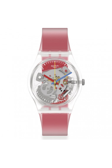 Ceas SWATCH Clearly Red Striped GE292