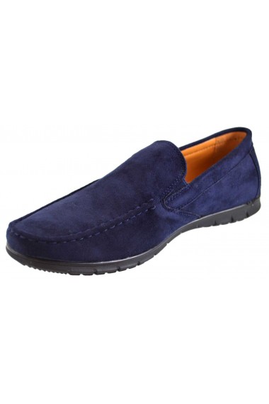 Mocasini Bleumarin Barbati Piele Intoarsa Amalfi