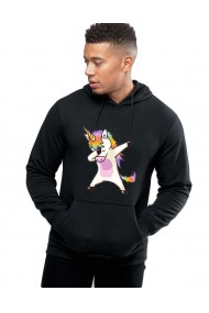 Hanorac Barbati Negru - Cool Unicorn