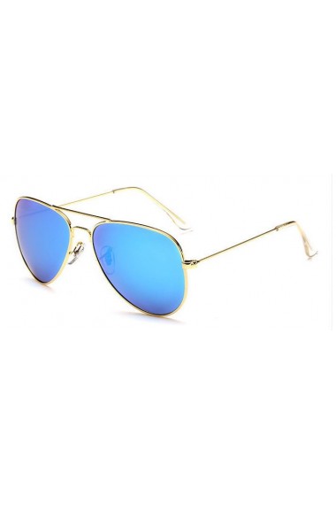 Ochelari de soare Aviator Bleu cu Auriu