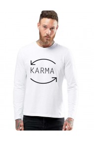 Bluza barbati alba - Karma