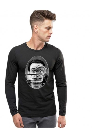 Bluza barbati neagra - Dali - The Watcher