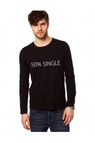 Bluza neagra barbati 50% Single