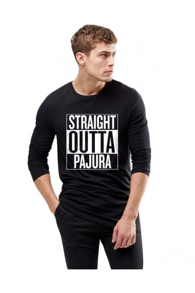 Bluza barbati neagra - Straight Outta Pajura