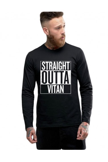 Bluza barbati neagra - Straight Outta Vitan