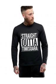 Bluza barbati neagra - Straight Outta Timisoara