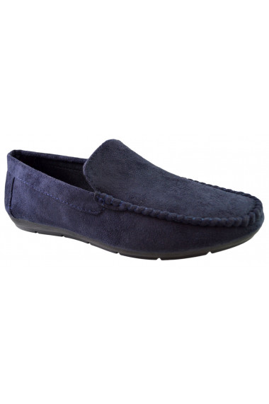 Mocasini Barbatesti Bleumarin Piele Intoarsa Corner