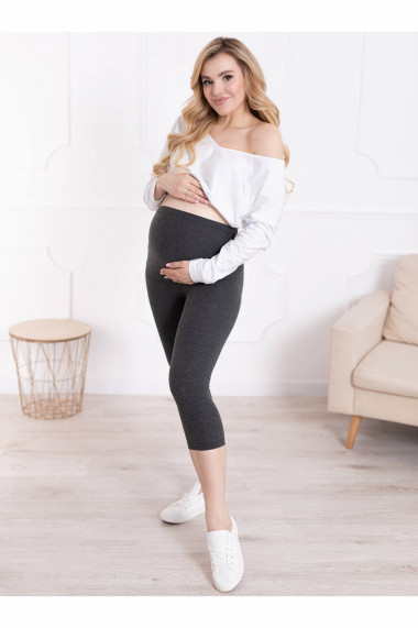 Colanti gravida lungime trei sferturi gri