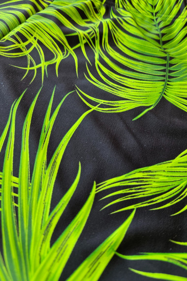 Costum de baie 2 piese marime mare cu slipi tip pantaloni scurti sutien bustiera verde green lagoon