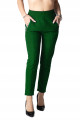 Pantalon Raiat Plusat Pe Interior Vivian Verde